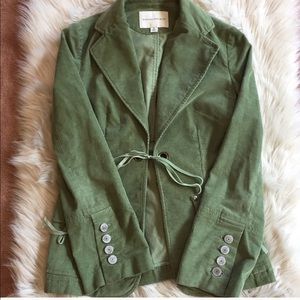 Banana Republic Green Corduroy Vintage Blazer